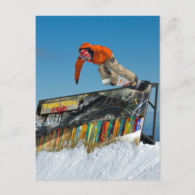 Park City, Utah Postcard Vykort (Framsida)