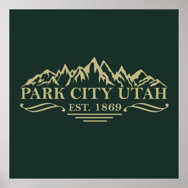 Park City Utah Poster (Framsidan)