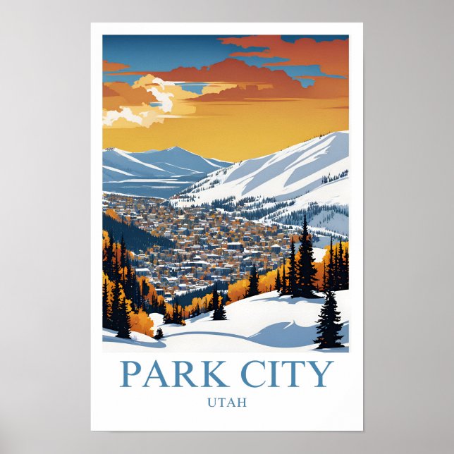 Park City Utah Poster (Framsidan)
