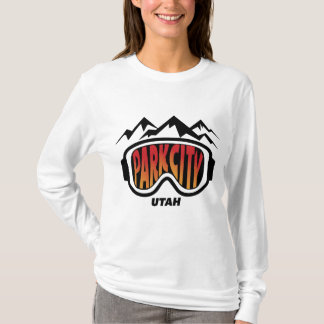 Park City Utah skidar design på T Shirt