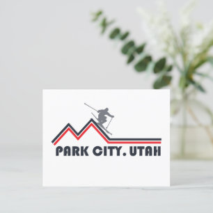 Park City Utah-skidorten Helg Vykort