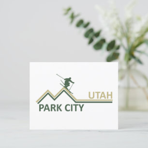 Park City Utah-skidorten Helg Vykort