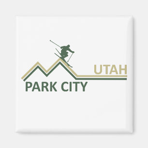 Park City Utah-skidorten Magnet