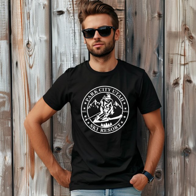 Park City Utah-skidorten T Shirt (Skapare uppladdad)