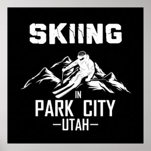 Park City Utah skidrift Poster