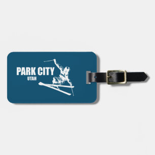 Park City Utah Skier Bagagebricka