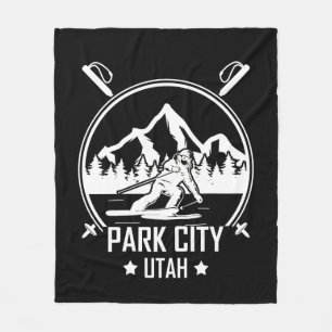 Park City Utah skiing Fleecefilt