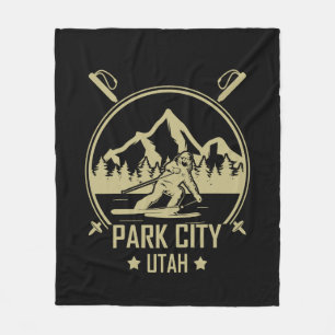 Park City Utah skiing Fleecefilt