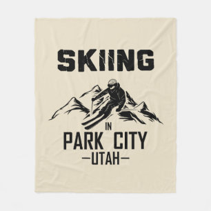 Park City Utah skiing Fleecefilt