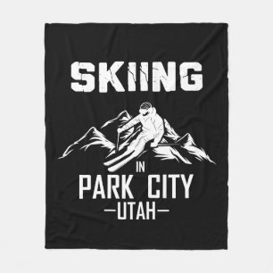 Park City Utah skiing Fleecefilt