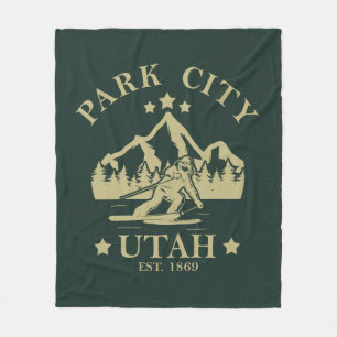 Park City Utah skiing Fleecefilt