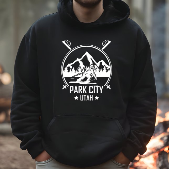 Park City Utah skiing Hoodie (Skapare uppladdad)
