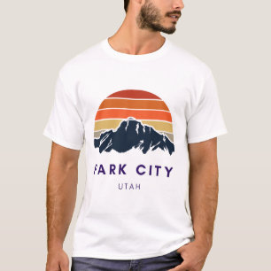 Park City Utah Skiing Snowboarding Hikers Utah Gif T Shirt