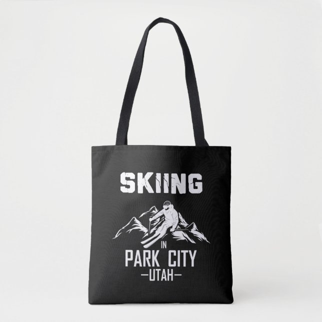 Park City Utah skiing Tygkasse (Framsida)