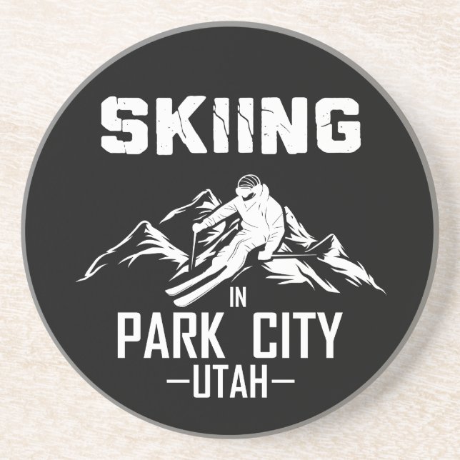 Park City Utah skiing Underlägg (Framsidan)