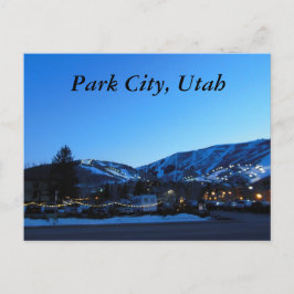 Park City Utah Skiing Vykort