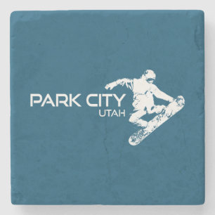 Park City Utah Snowboarder Stenunderlägg