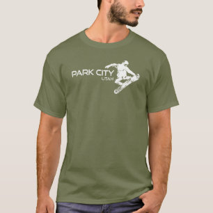 Park City Utah Snowboarder T Shirt