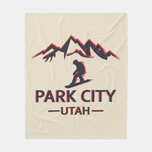 Park City Utah snowboarding Fleecefilt