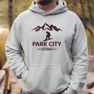Park City Utah snowboarding Hoodie