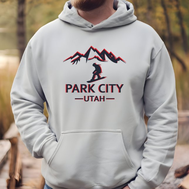 Park City Utah snowboarding Hoodie (Skapare uppladdad)