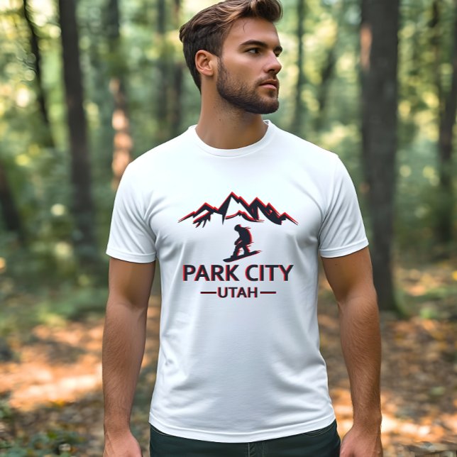 Park City Utah snowboarding T Shirt (Skapare uppladdad)