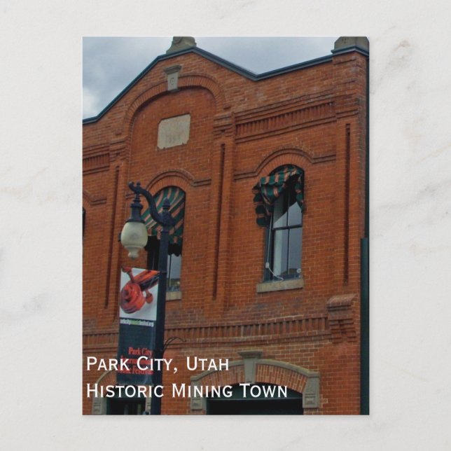 Park City Utah souvenirvykort Vykort (Framsida)