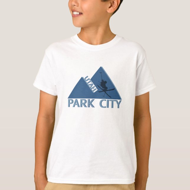 Park City Utah T Shirt (Framsida)