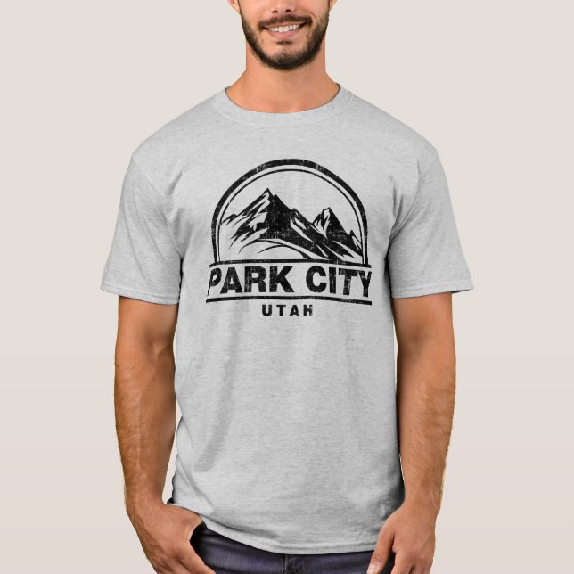 Park City Utah Tee Shirt (Framsida)