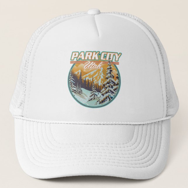 Park City Utah Travel Logotyp Keps (Framsida)