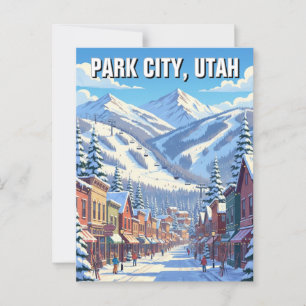 Park City Utah Travel Vykort