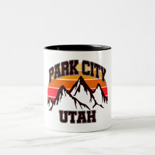 Park City,Utah Två-Tonad Mugg