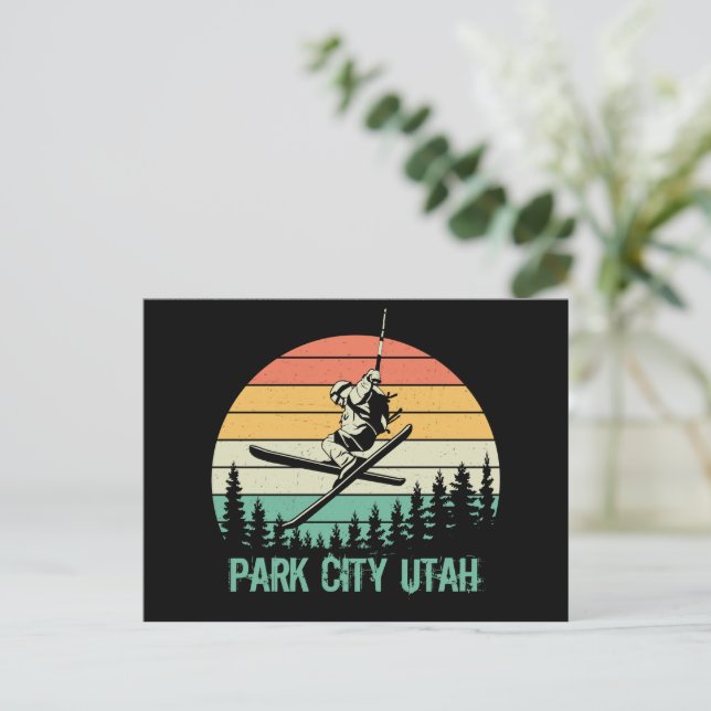 Park City Utah vintage Helg Vykort (Stående Fram)