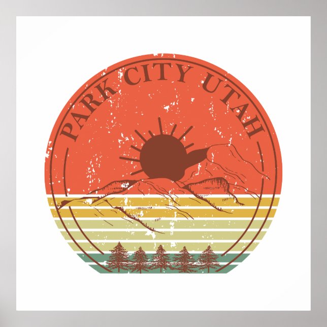 Park City Utah vintage Poster (Framsidan)