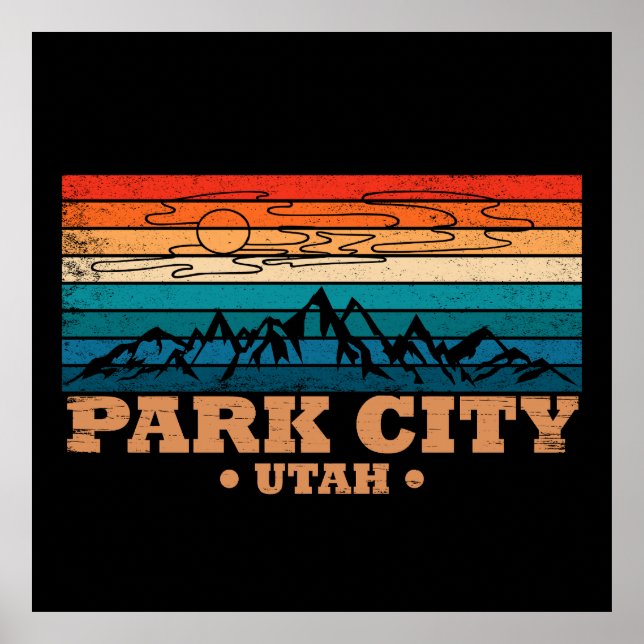 Park City Utah vintage Poster (Framsidan)