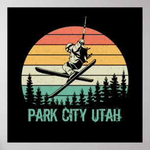 Park City Utah vintage Poster