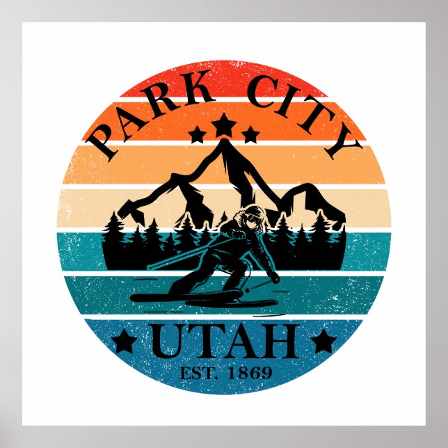 Park City Utah vintage Poster (Framsidan)