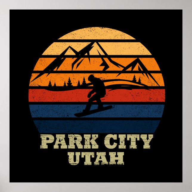 Park City Utah vintage Poster (Framsidan)