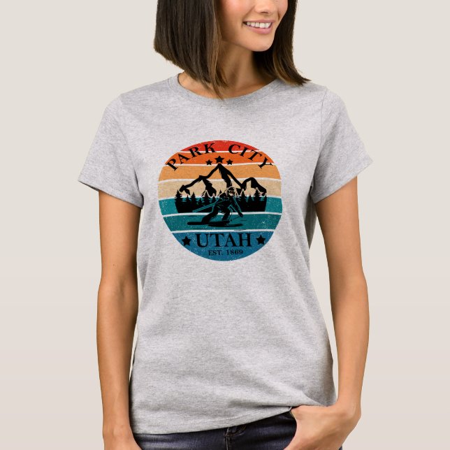 Park City Utah vintage T Shirt (Framsida)