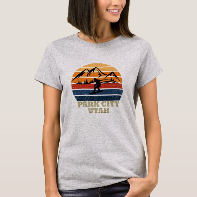 Park City Utah vintage T Shirt (Framsida)