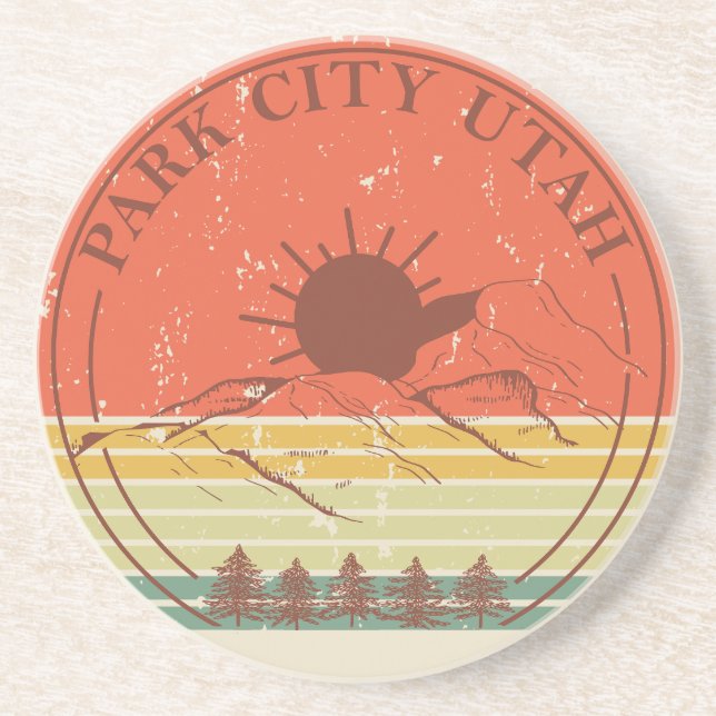 Park City Utah vintage Underlägg (Framsidan)