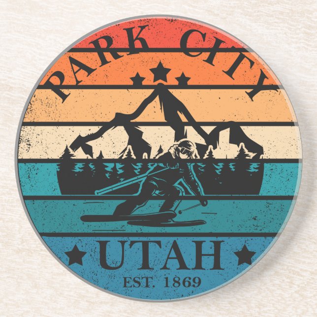 Park City Utah vintage Underlägg (Framsidan)