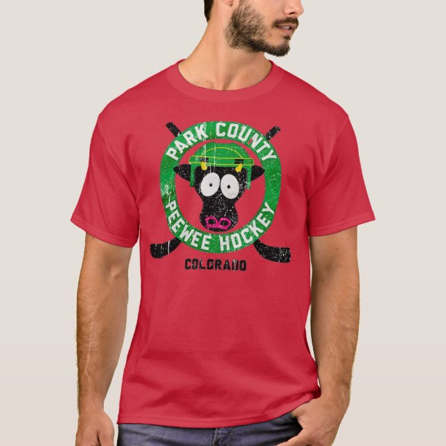Park County Peewee Hockey T Shirt (Framsida)