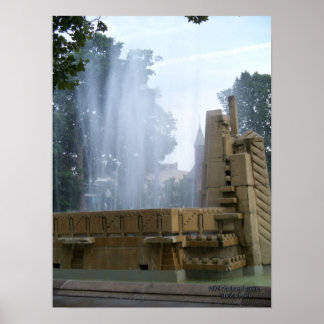 Park Fontän Poster