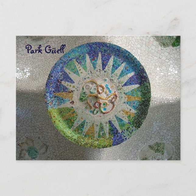 Park Güell - Anpassad Vykort (Framsida)