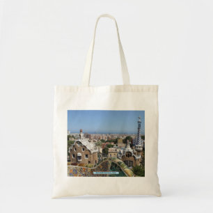 Park Güell, Barcelona, Spanien Tygkasse