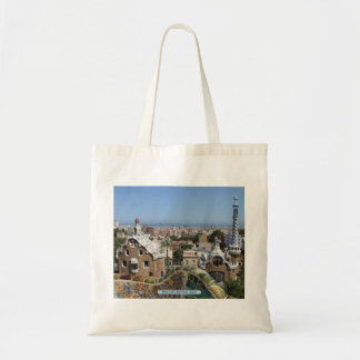 Park Güell, Barcelona, Spanien Tygkasse