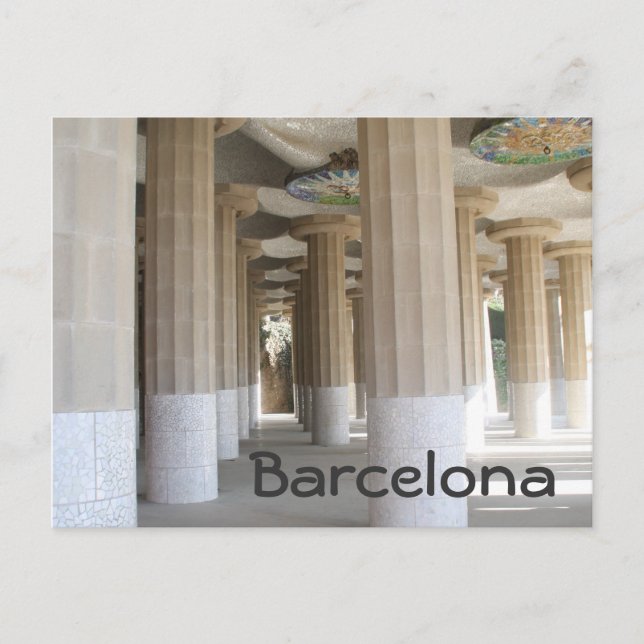 Park Güell, Barcelona Vykort (Framsida)