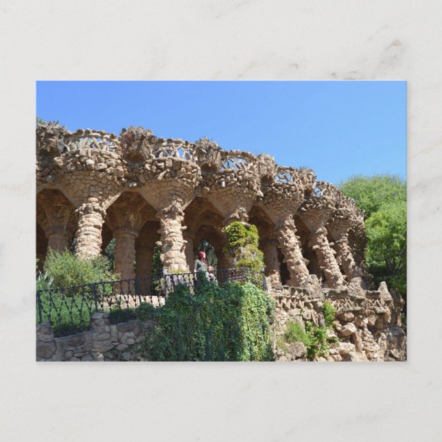 Park Güell, Barcelona Vykort (Framsida)
