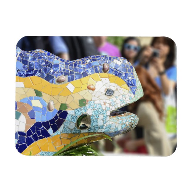 Park Guell draon Premium Magnet (Horisontell)